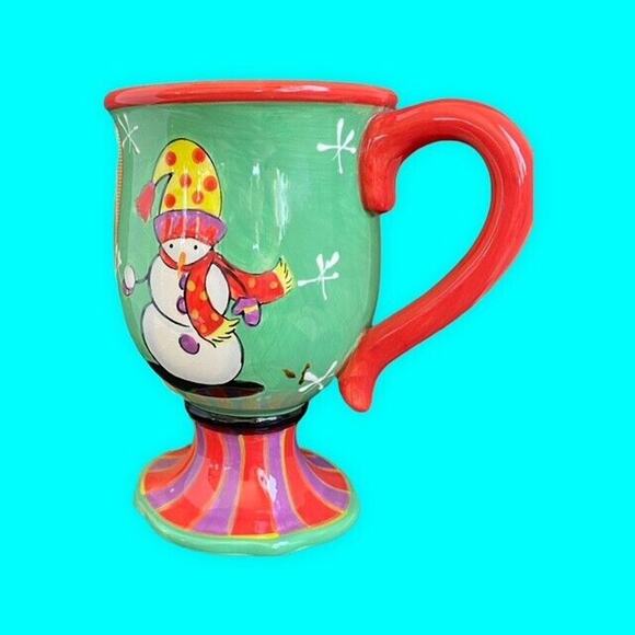 Christmas Snowman Cup Mug by Jennifer Brinley Certified International Designer - Picture 8 of 8